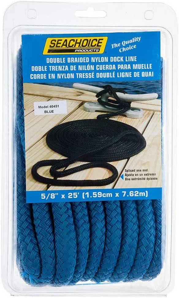 Seachoice Double-Braid Nylon Dock Line
