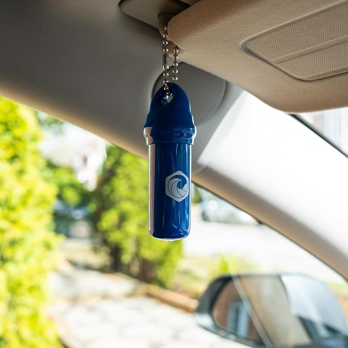 Seahive Floating Keychain (1 pack) with Waterproof Safety Container Boat Key Float - Pontoon, Fishing Accessories key holder