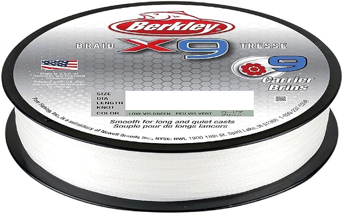 Berkley x9 Braid Fishing Line