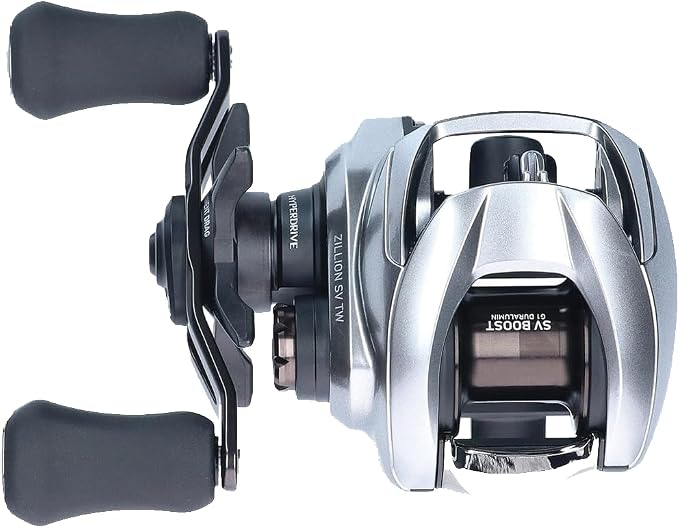 Daiwa ZILLION SV BAITCAST Reel, Xtra Hyper Speed Speed LH Retrieve,Black, 8.5