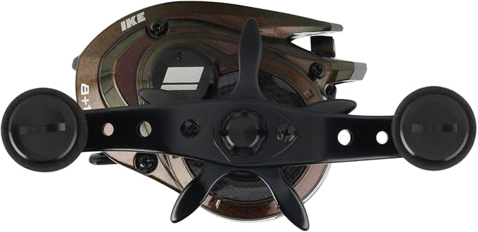 Abu Garcia IKE Signature Low Profile Baitcast Fishing Reel, Reliable Freshwater Reel, Durable & Lightweight Graphite Construction, Infini Brake System