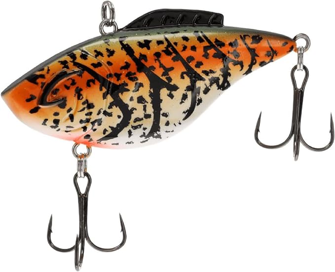 Bill Lewis Hammer-Trap - Freshwater Lifelike Lipless Crankbait Fishing Lure with Mustad Triple Grip Hooks, 3/8 Oz - 5/8 Oz