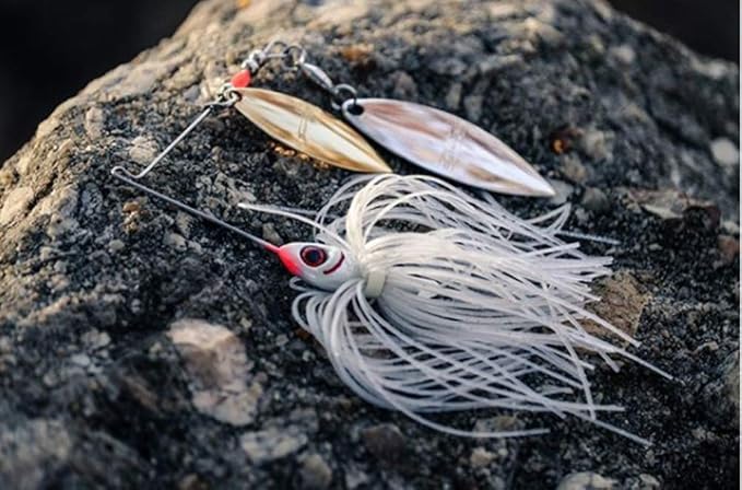 Booyah Glow Blade Spinner-Bait Bass Fishing Lure