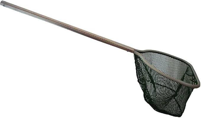 Frabill Bait dealer net 12x10in. 26in. Handle 3528, Premium Landing Net, Multi, One Size,Black and Grey
