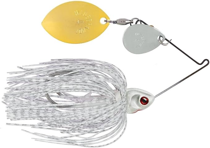 BOOYAH Covert Finesse Oklahoma Colorado-White Silver Scale / Pearl Head #4 Gold Oklahoma #3 Nickel Colorado-1/2 oz