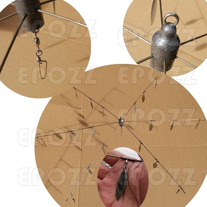 Umbrella Fishing Rig Kit Set