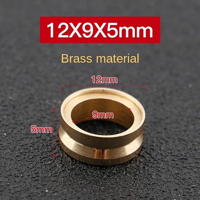 Pack of 2 Replacement Parts Brass Fishing Line Roller for Fishing Reel Part&Repair Smooth Accessory