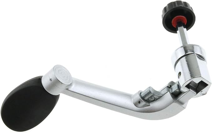 E-outstanding Fishing Reel Crank Rotary Knob Power Handle for Spinning Reel Replacement Grip Parts, Middle Size Type 1000-4000 (Hex Core Length 2.5cm, Diagonal 5mm, Opposite Side 4.5mm)