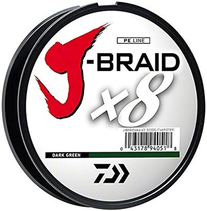 Daiwa J-Braid Grand 8 X 300 YDS Filler Spool