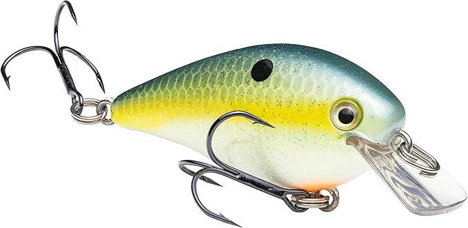 Strike King KVD 1.5 Hard Knock Fishing Lure, 3/8 oz, 3D Lifelike Eyes