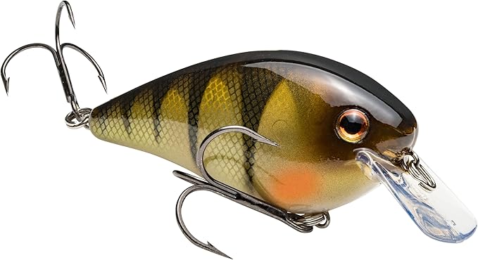 Strike King (HCKVDS2.5-680) KVD 2.5 Square Bill Fishing Lure, 680 - Yellow Perch, 5/8 oz, Unique Action