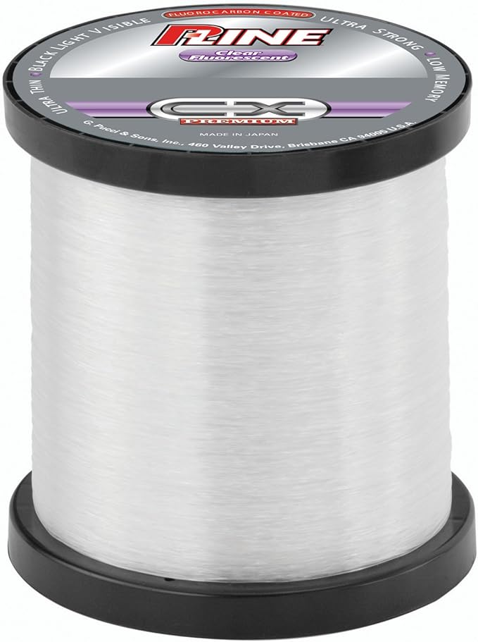 P-Line CX Premium Fluorescent Fishing Line 1000 YD Spool