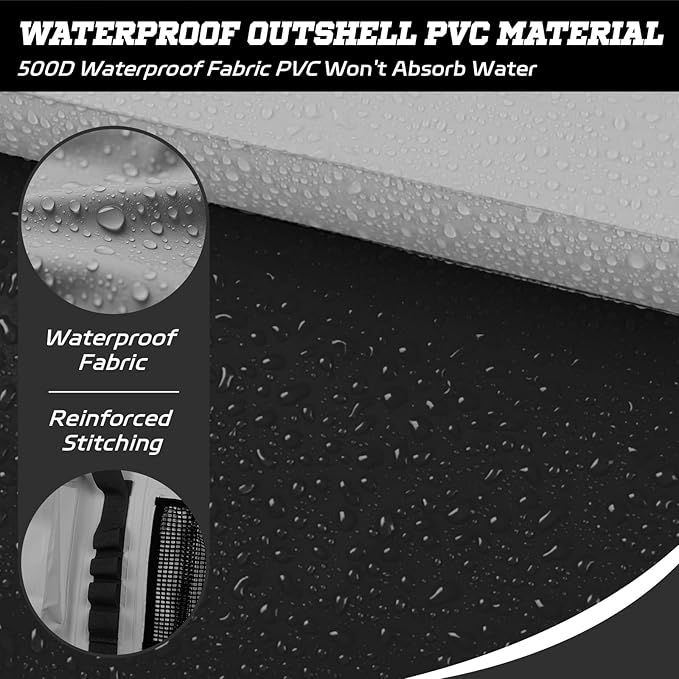 MORXPLOR Insulated Fish Cooler Kill Bag with Flat Bottom-25x17.5 40x16 60x20Inches Waterproof Fishing tackle Kill Cooler Bag