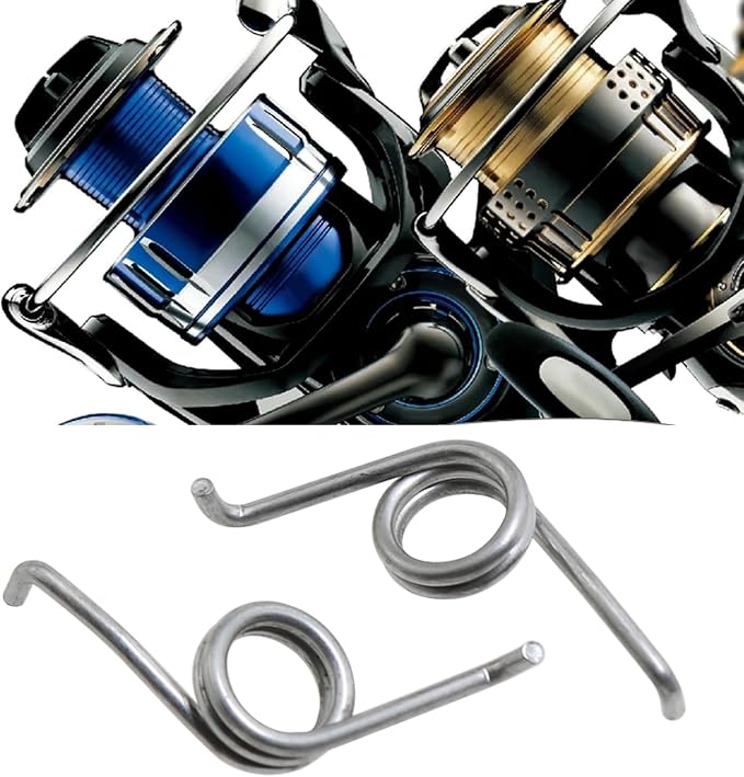 heyous 4PCS Stainless Steel Spinning Spring Fishing Reel Repair Part Fishing Accessories for Precise Tension and Torque Control