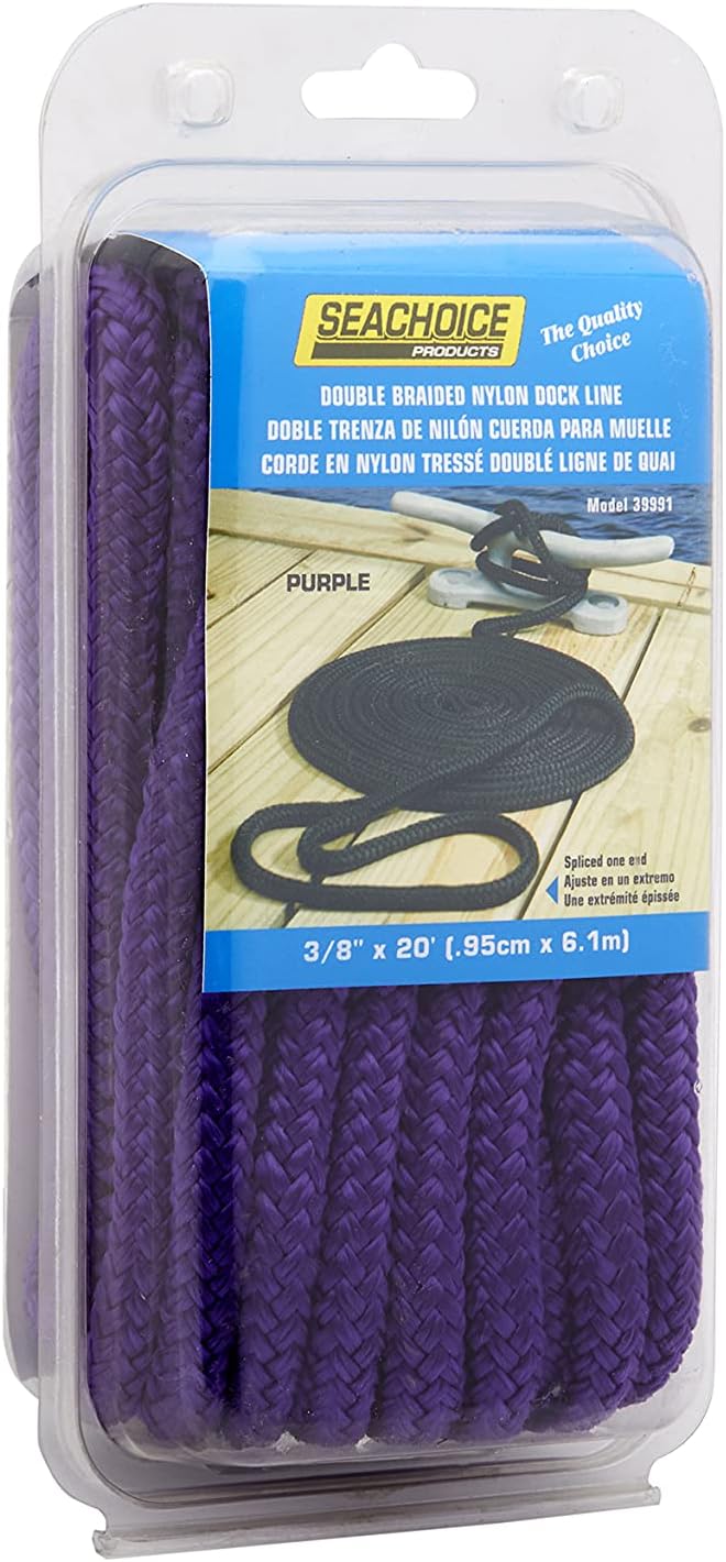 Seachoice Double-Braid Nylon Dock Line