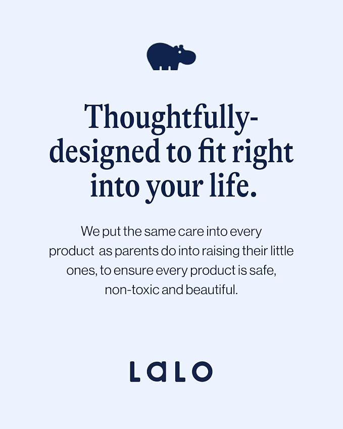 Lalo Bath Rinse Cup - Handle for Easy Grip, Tear-Free Baby Bathing, Flexible Lip, Non-Toxic, Soft Edge, Lightweight Bath Cup For Rinsing Hair and Body - Sage