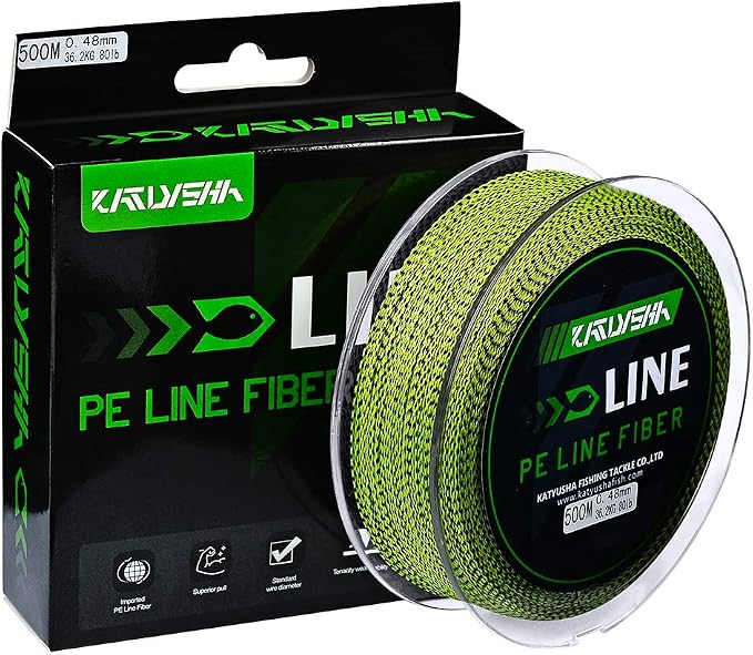 Braided Fishing Line, Abrasion Resistant Zero Stretch Braided Lines 4/8 Strands Super Strong Superline 6Lb -100Lb Test 109/328/547/1094/2187 Yards