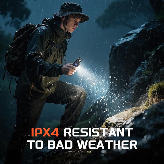Portable Camping Light, 3500LM Adjustable LED Camping Lantern Rechargeable with 2.5-15H Runtime&Screen, Alloy Waterproof Camp Light for Power Outages, Emergency, Hurricane(Black)
