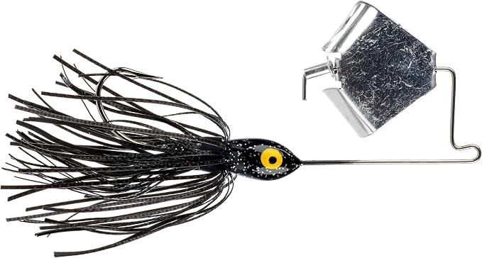 Strike King Mini Pro Buzz Buzzbait Fishing Lure, 1/8 oz, Dual Prop