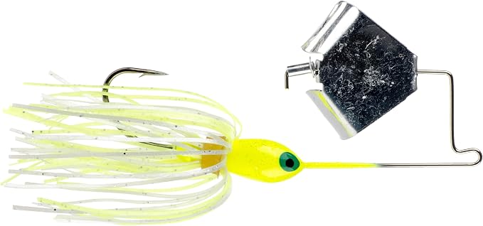 Strike King Mini Pro Buzz Buzzbait Fishing Lure, 1/8 oz, Dual Prop