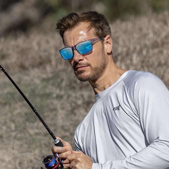 KastKing Toccoa Polarized Sport Sunglasses for Men and Women,Ideal for Driving Fishing Cycling and Running,UV Protection