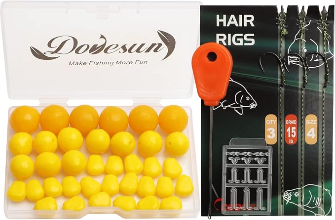 Dovesun 41PCS/151PCS Carp Fishing Hair Rigs Baits Carp Rigs Kit Fishing Equipment Accessories