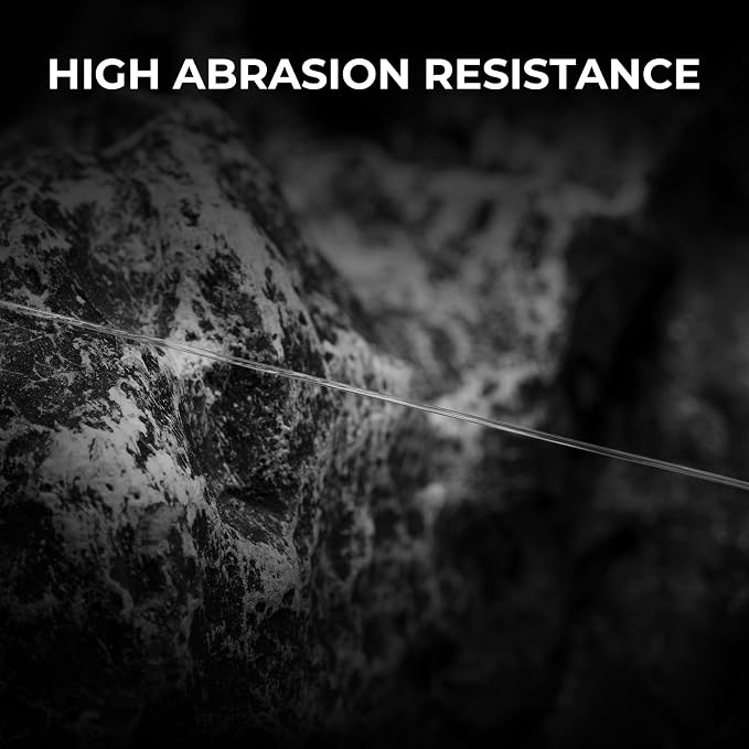 KastKing Kovert 100% Fluorocarbon Fishing Line - Clear Fishing Leader, High Sensitivity, Strong Knot Strength, Shock & Abrasion Resistant, Extreme Clarity, Ultra-Low Visibility, Fast Sinking