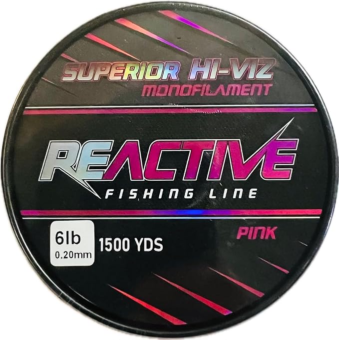 Reactive Superior Hi-Viz Pink Monofilament