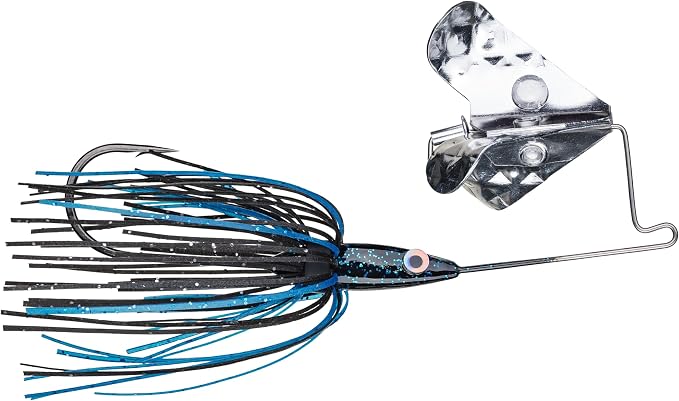 Strike King Mini Pro Buzz Buzzbait Fishing Lure, 1/8 oz, Dual Prop