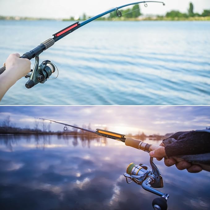 10 Pack Fishing Clip-on Line Holder Tenkara Line Rod Storage Keeper Clip on Tenkara Winder Portable Rod Mounted Spooler for 2.7m Rods Fishing Equipment Accessories Gift for Men