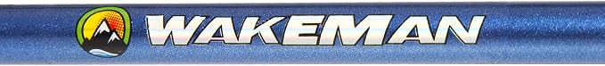 Wakeman Fiberglass Fishing Rod and Reel Combo – 2-Piece 65-Inch Medium Action Spinning Rod Set for Lake Fishing