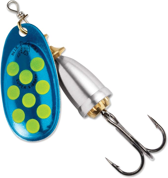 BLUE FOX Classic Vibrax, Inline Spinner Lure for Trout Bass Walleye and Salmon Premium Fishing Spinner