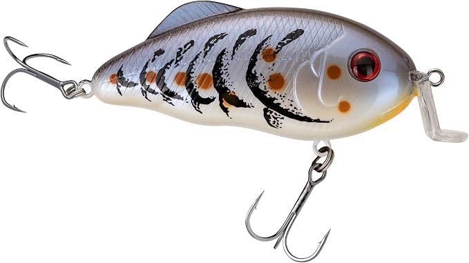 Strike King Hybrid Hunter Crankbait Fishing Lure, 1 oz, Reflective 3D Eyes
