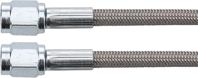 Allstar Performance ALL46300-43#3 Braided Steel Lines With -3 Ends, 43in