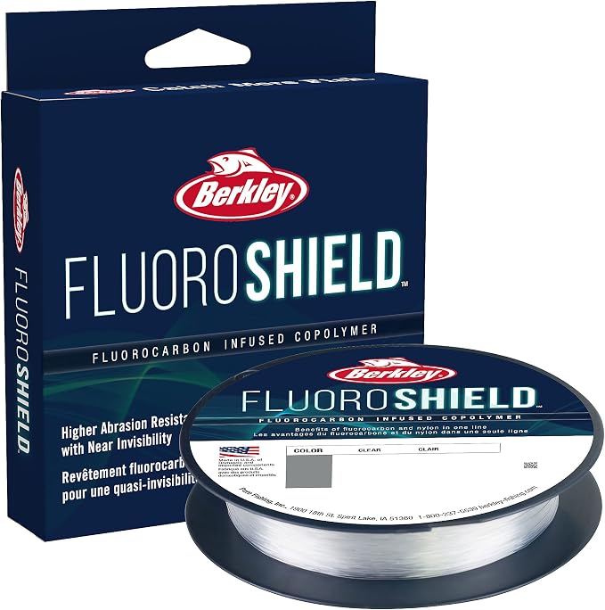 Berkley FluoroShield Fluorocarbon Fishing Line, Clear