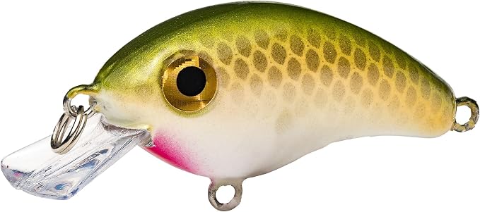 Strike King Bitsy Pond Minnow Crankbait Fishing Lure, 3/32 oz, Irresistible to Fish