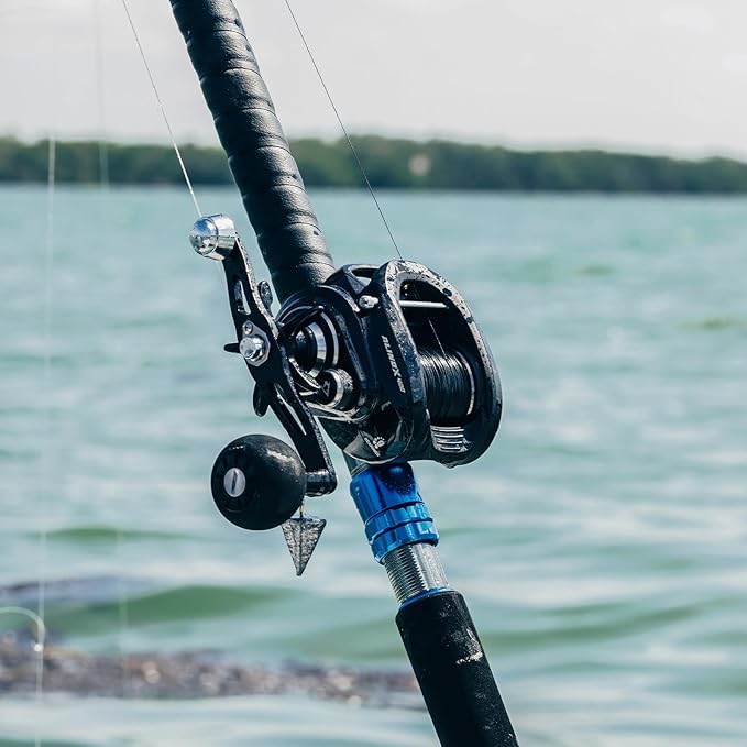 Piscifun Alinox 400 Baitcaster Fishing Reel, 38Lbs Max Drag Aluminum Alloy Frame Baitcasting Reel, Available in 6.6:1/8.1:1 Gear Ratio, Freshwater and Saltwater Low Profile Casting Reel for Musky