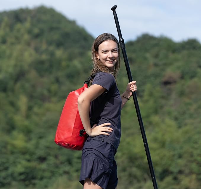 MARCHWAY Floating Waterproof Dry Bag Backpack 5L/10L/20L/30L/40L, Roll Top Sack Keeps Gear Dry for Kayaking, Rafting, Boating, Swimming, Camping, Hiking, Beach, Fishing
