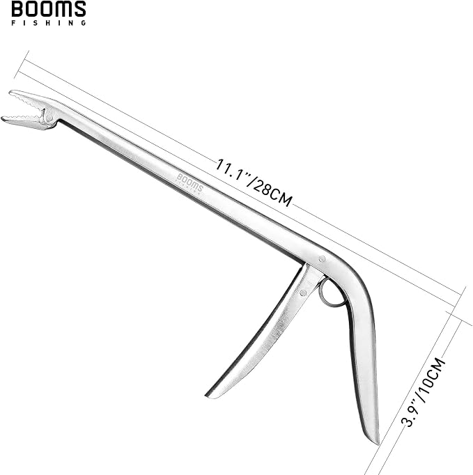 Booms Fishing R1 Stainless Steel Fish Hook Remover Extractor, 11-1/2 inches