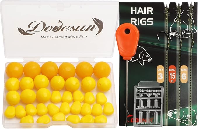 Dovesun 41PCS/151PCS Carp Fishing Hair Rigs Baits Carp Rigs Kit Fishing Equipment Accessories