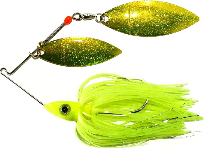 Nichols Lures Pulsator Metal Flake Double Willow Spinnerbait
