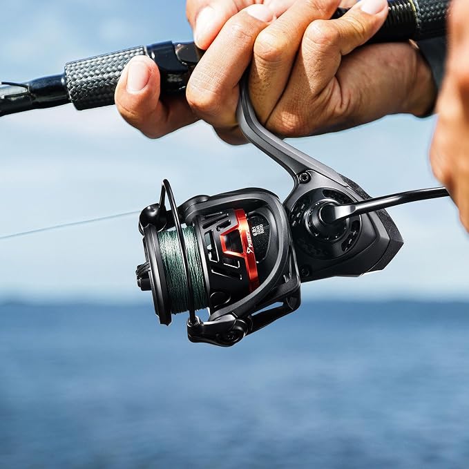 Piscifun Carbon X III Spinning Fishing Reel, IPX6 Waterproof Carbon Fiber Reel, Ultra Lightweight 5.6 oz, 8+1 Shielded Bearings, 6.0:1 High Speed Gear Ratio, Freshwater & Saltwater