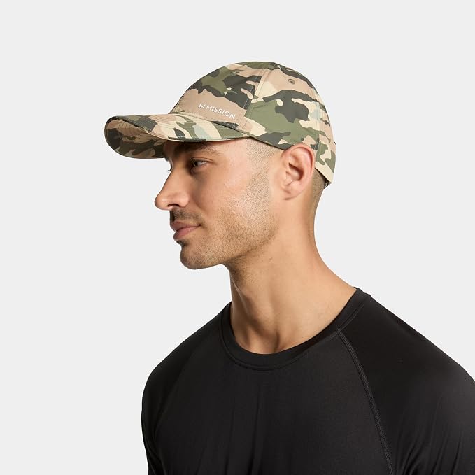 MISSION Cooling Performance Hat, Unstructured Low-Profile Adjustable Fit - UPF 50 - for Running, Workouts & Outdoors