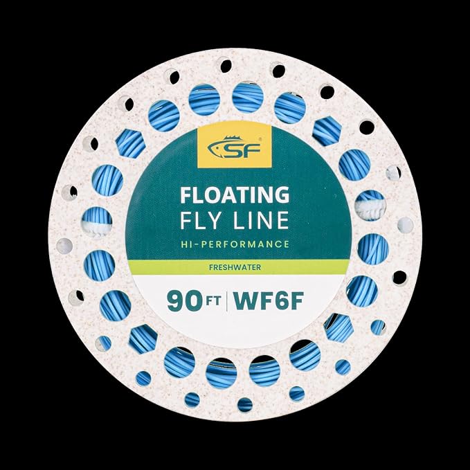 SF Fly Fishing Line with Two Welded Loops Weight Forward Floating Fly Lines Trout 90FT WF2 3 4 5 6 7 8 9F Multi-Color Freshwater