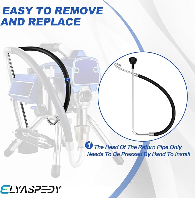 2026 New Reflux Line Sets,Compatible With Graco 390 395 490 495 595 And Tongshan T300 500 Airless Spraying/Line Painting Machine,Airless Paint Sprayer Accessories