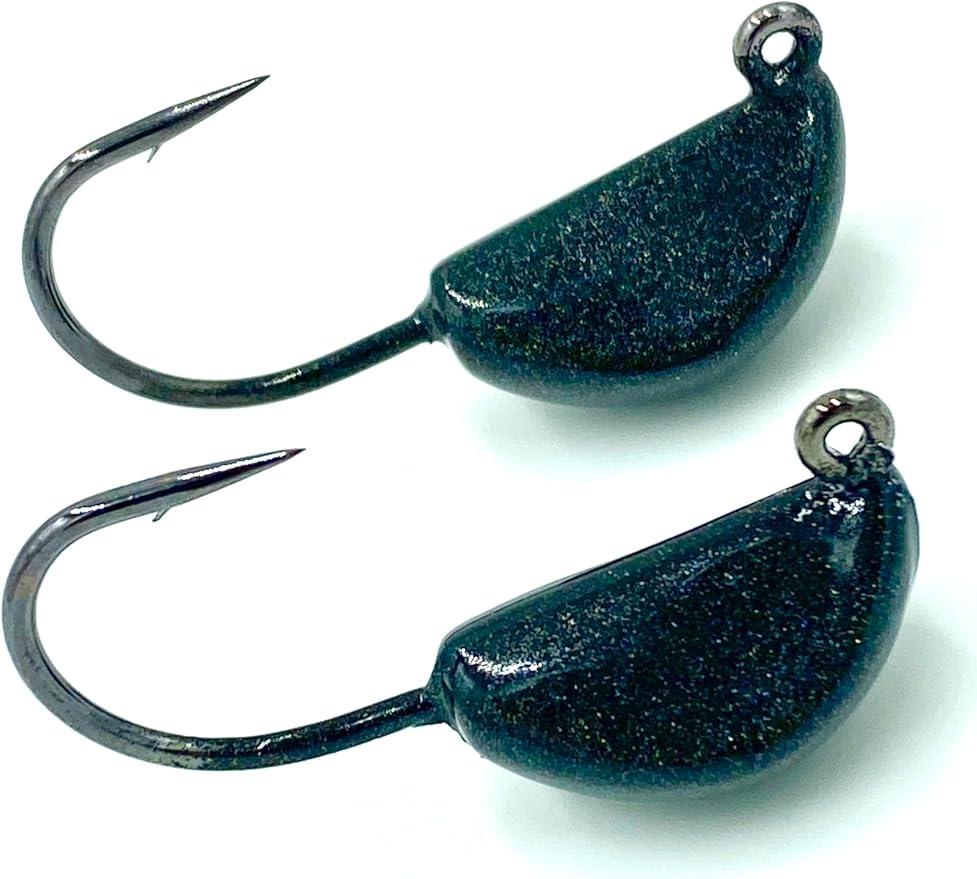 Sheepshead Jig, 2~5 Pack, Standup Style Jig, Saltwater Fishing Jig, Powder Coat Finish Made in The USA with 2X Hook, 1/2oz, 3/4oz, 1oz Sizes