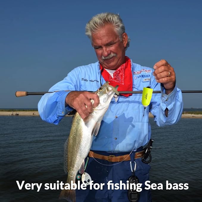 THKFISH Fishing Floats Bobbers Fishing Popping Cork Trout Float Rig Weighted Popping Floats Cork Trout Floats for Fishing Saltwater 4PCS