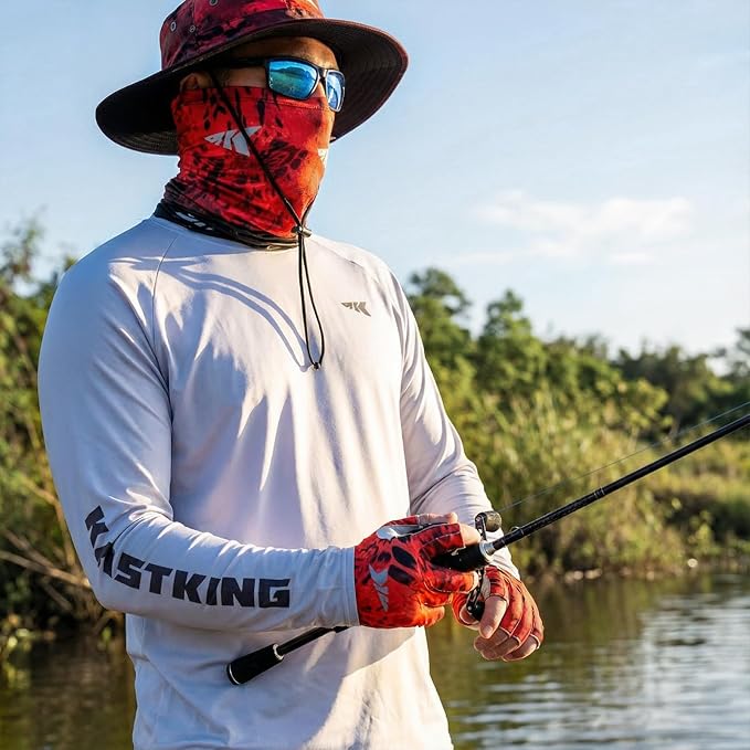 KastKing Sol Armis Sun Gloves UPF50+ Fishing Gloves UV Protection, Sun Protection for Outdoor, Kayaking, Rowing