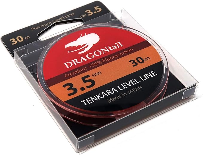 DRAGONtail Tenkara Level Line 30m Hi-Vis Orange