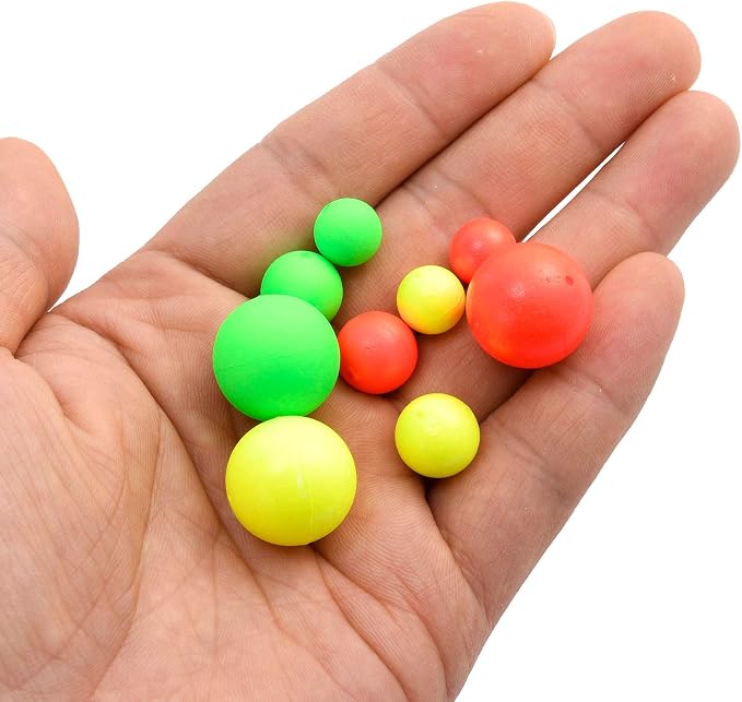 Dr.Fish 30 Pack Fishing Rig Float Pompano Floats Foam Floats for Surf Fishing Live Bait Rig Bottom Rig Walleye Crawler Harness